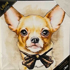 🐾💕 {Oliver Gal} Fancy Chihuahua Canvas Wall Art!